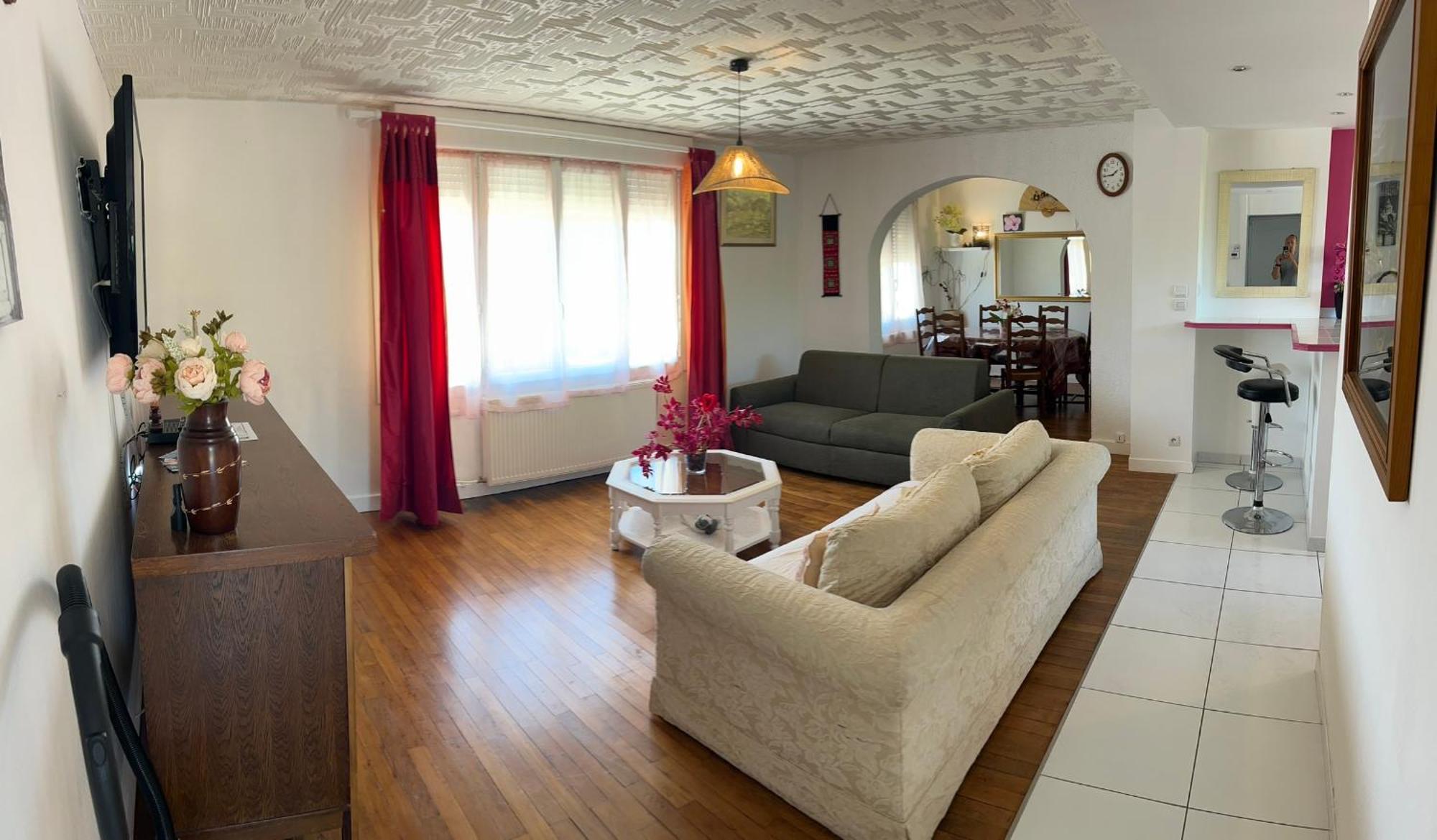 5Min Futuroscope 80M2 - 3 Chambres - Parking Prive - Wifi - Jardin Chasseneuil-du-Poitou Ngoại thất bức ảnh